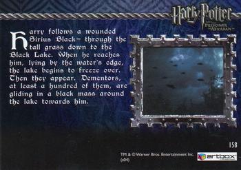 2004 ArtBox Harry Potter and the Prisoner of Azkaban Update Edition #158 Dementors Swarm the Black Lake Back