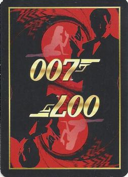 2004 James Bond 007 Playing Cards I #5♥ Mary Goodnight / Britt Ekland / James Bond / Roger Moore Back