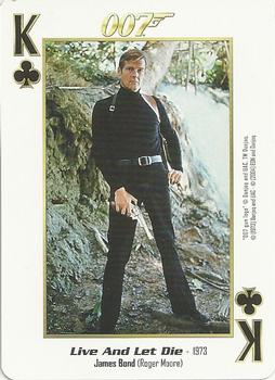 2004 James Bond 007 Playing Cards I #K♣ James Bond / Roger Moore Front