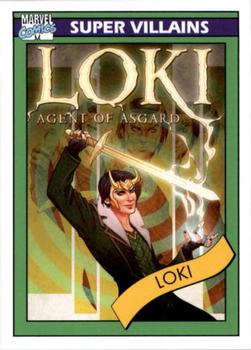 2015 Fleer Retro Marvel - 1990 Impel Marvel Universe #3 Loki Front