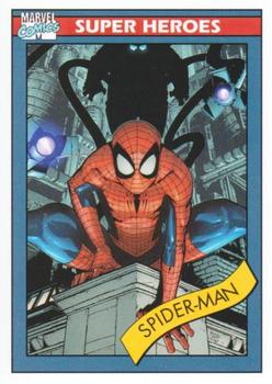 2015 Fleer Retro Marvel - 1990 Impel Marvel Universe #13 Spider-Man Front