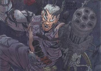 2015 Fleer Retro Marvel - 1994 Marvel Flair Power Blast #2 Cable Back