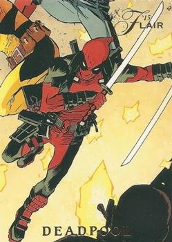 2015 Fleer Retro Marvel - 1994 Marvel Flair Power Blast #5 Deadpool Front