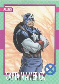 2015 Fleer Retro Marvel - 1992 Impel Uncanny X-Men #3 Captain America Front