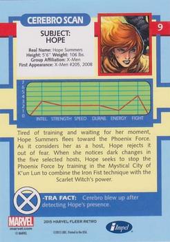 2015 Fleer Retro Marvel - 1992 Impel Uncanny X-Men #9 Hope Back