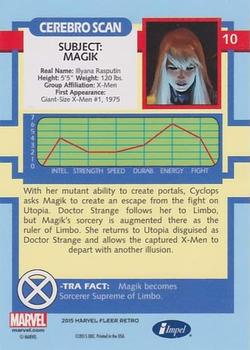 2015 Fleer Retro Marvel - 1992 Impel Uncanny X-Men #10 Magik Back