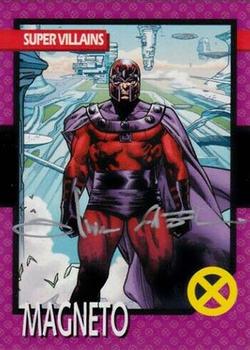 2015 Fleer Retro Marvel - Autographs 1992 Impel Uncanny X-Men #8 Magneto Front