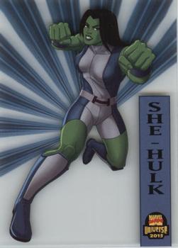 2015 Fleer Retro Marvel - 1994 Fleer Suspended Animation #18a She-Hulk Front