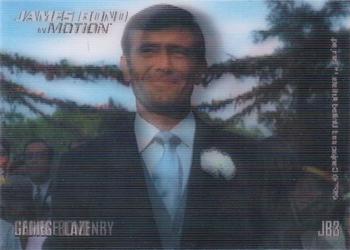 2008 Rittenhouse James Bond In Motion - James Bond Lenticular #JB3 George Lazenby Front