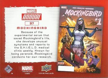 2016 Upper Deck Marvel Annual - Gold #37 Mockingbird Back