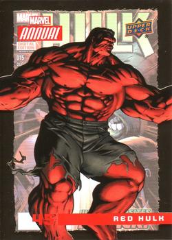 2016 Upper Deck Marvel Annual - Gold #45 Red Hulk Front