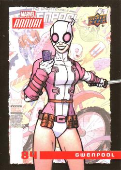 2016 Upper Deck Marvel Annual - Gold #84 Gwenpool Front