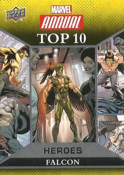 2016 Upper Deck Marvel Annual - Top 10 Heroes #TH-2 Falcon Front