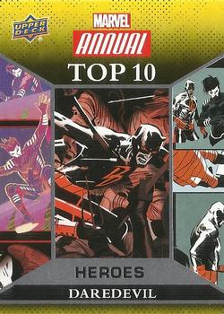 2016 Upper Deck Marvel Annual - Top 10 Heroes #TH-9 Daredevil Front