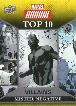 2016 Upper Deck Marvel Annual - Top 10 Villains #TV-5 Mr. Negative Front