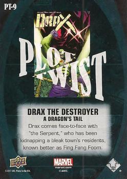 2016 Upper Deck Marvel Annual - Plot Twist #PT-9 Drax The Destroyer: A Dragon's Tail Back