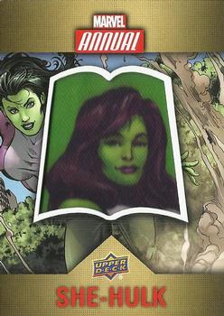 2016 Upper Deck Marvel Annual - Single Character Patch #CP-6 She-Hulk Front