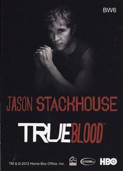 2012 Rittenhouse True Blood Premiere - Black and White #BW6 Jason Stackhouse Back