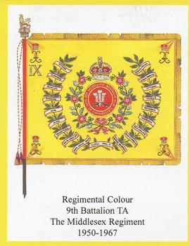 2007 Regimental Colours : The Middlesex Regiment (Duke of Cambridge's Own) #6 Regimental Colour 9th Battalion 1950-1967 Front