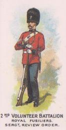1996 Card Promotions 1902 WH & J Woods Types of Volunteers & Yeomanry (Reprint) #2 2nd Volunteer Battalion Royal Fusiliers Front