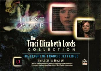 2002 Rittenhouse First Wave: Traci Elizabeth Lords Collection  #L3 The Flight of Francis Jefferies Back