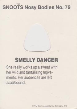 1989 Continental Candy Company Snoots #79 Smelly Dancer Back