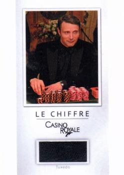 2016 Rittenhouse James Bond 007 Classics - Relics #PR3 Mads Mikkelsen as Le Chiffre - Tuxedo Front