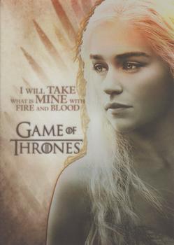 2013 Rittenhouse Game of Thrones Season 2 - Plastic Gallery #PL3 Daenerys Targaryen Front