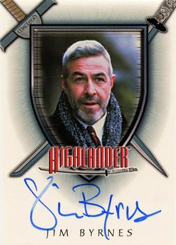 2003 Rittenhouse The Complete Highlander (TV) - Autographs #A2 Jim Byrnes Front