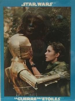 1984 Kellogg's Star Wars (Canadian) #20 C-3PO / Princess Leia / Chewbacca Front