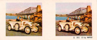 1966 Sanitarium Weet-Bix Veteran & Vintage Cars (Stereo Cards) #2 1911 15 h.p. Napier Front