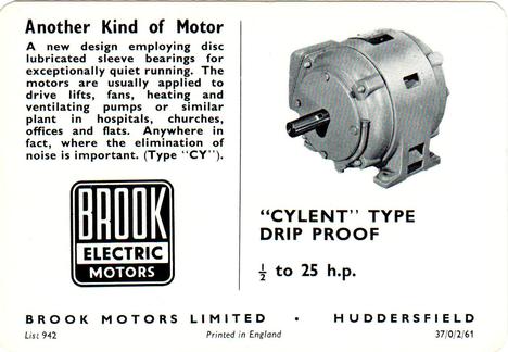 1961 Brook Electric Motors #5 1920 Vauxall Velox Back