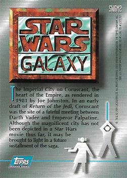 1994 Topps Finest Star Wars Galaxy Magazine #SWGM2 Imperial Shuttle Back