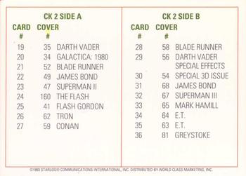 1993 Starlog: The Science Fiction Universe #CK2 Checklist #2 Front