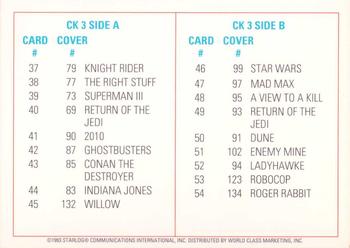 1993 Starlog: The Science Fiction Universe #CK3 Checklist #3 Front