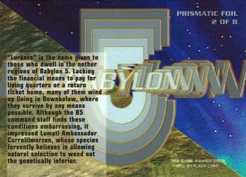 1995 Fleer Ultra Babylon 5 - Prismatic Foil #PF2 Lurkers Back