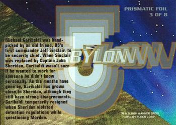 1995 Fleer Ultra Babylon 5 - Prismatic Foil #PF3 Old Friends Back