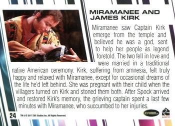 2017 Rittenhouse Women of Star Trek 50th Anniversary #24 Miramanee Back