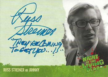 2012 Unstoppable Night of the Living Dead - Autographs #A1 Russell Streiner Front