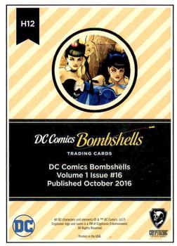 2017 Cryptozoic DC Comics Bombshells #H12 Volume 1 Issue #16 Back
