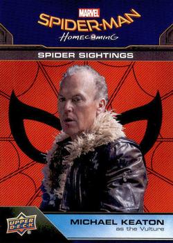 2017 Upper Deck Marvel Spider-Man Homecoming #100 Michael Keaton as the Vulture Front