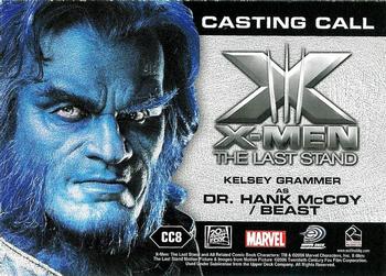 2006 Rittenhouse XIII: X-Men The Last Stand - Casting Call #CC8 Kelsey Grammer / Beast Back