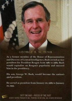 2017 The Bar Pieces of the Past #41 George Bush Back