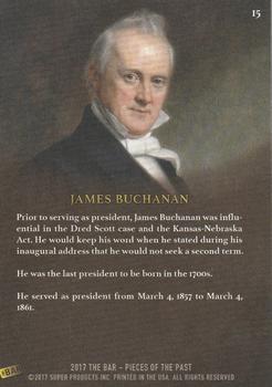 2017 The Bar Pieces of the Past - Limited Edition #15 James Buchanan Back