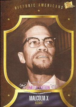 2017 The Bar Pieces of the Past - Limited Edition #151 Malcolm X Front