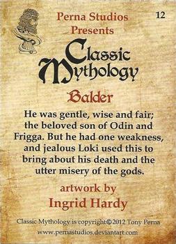 2012 Perna Studios Classic Mythology #12 Balder Back
