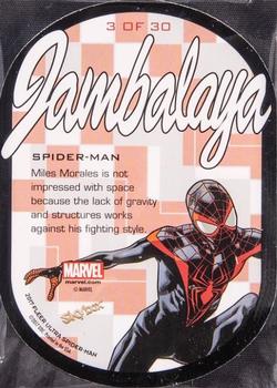2017 Fleer Ultra Marvel Spider-Man - Jambalaya #3 Spider-Man Back
