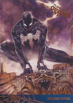 2017 Fleer Ultra Marvel Spider-Man - Milestones #M-9 Black is Back Front