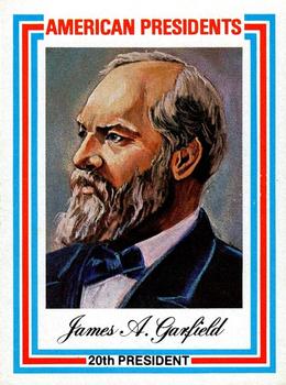 1974 Visual Panographics US Presidents #20th James A. Garfield Front