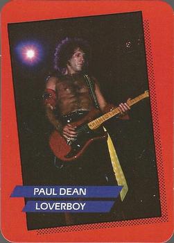 1985 AGI Rock Star #28 Paul Dean / Loverboy Front